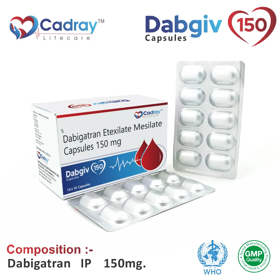 Dabigatran 150 mg Capsulein PCD Pharma Franchise